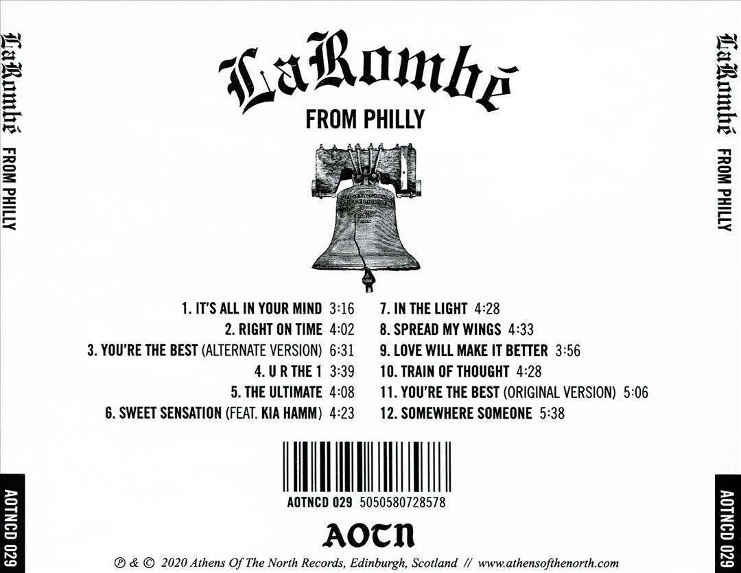 LAROMBÉ FROM PHILLY NEW CD