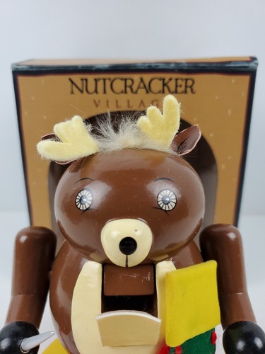 Old World Santa's "Santa's Workshop" Nutcracker Village 10th Special 1999 Bear - Picture 2 of 4
