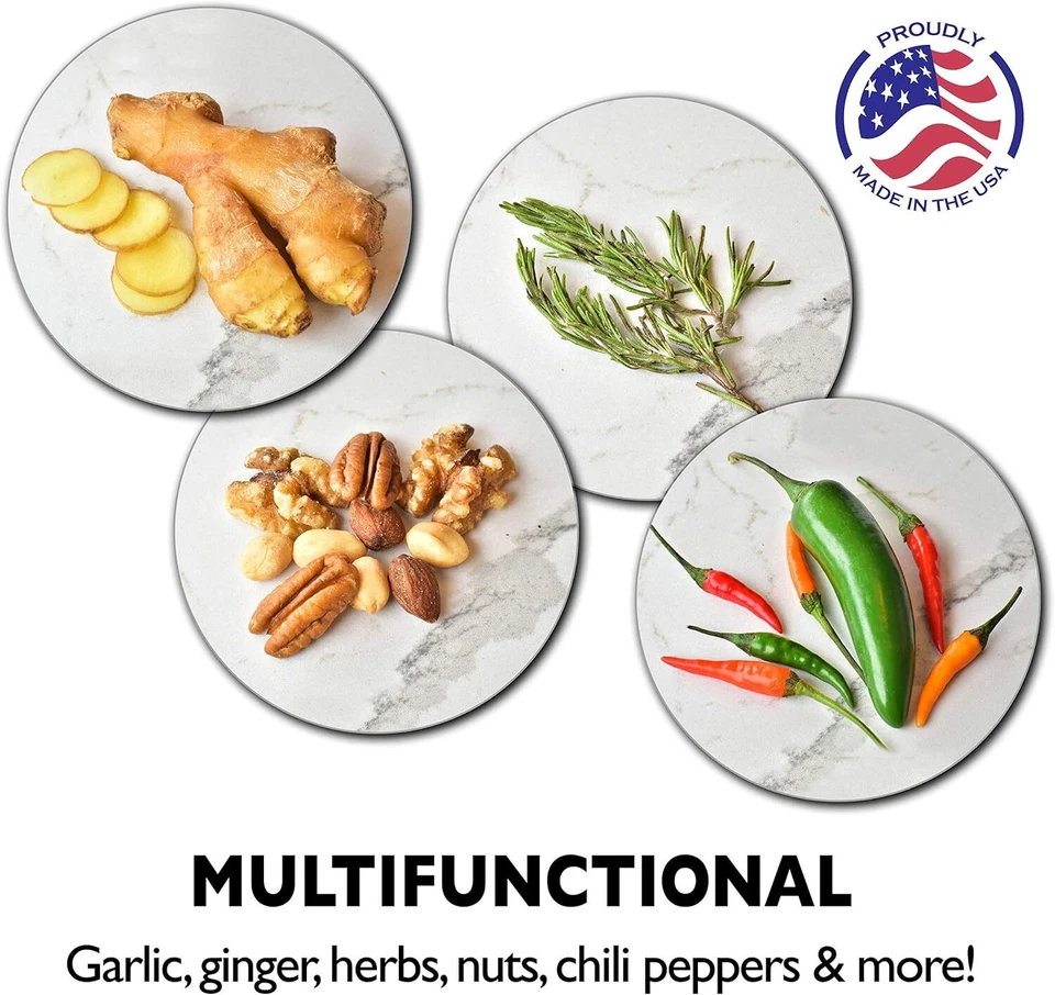 Cortacésped de ajo de cuarta generación (transparente), picador de ajo simple Foto 3 de 4