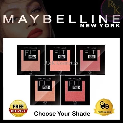 Maybelline New York Fit Me Blush Blusher - CHOOSE YOUR SHADE - New & Sealed