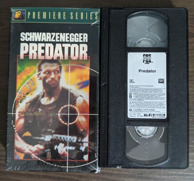 Predator VHS Tape Action 1987 80s Schwarzenegger