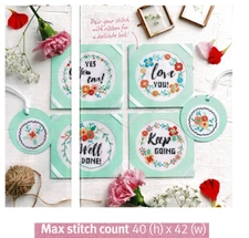 FLOWER POWER  CROSS STITCH PATTERN ONLY   EK - RAA