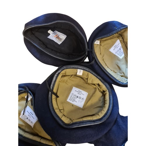 Wool Beret Bundle Military Issue Navy Blue x10 Various Sizes Ranks Services (B) - Picture 4 of 12