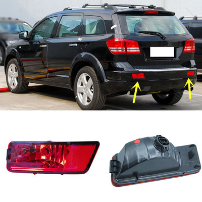 2x Black Smoked Lens Rear Bumper Reflector LED Fog Tail Stop Brake Light DRL For C1 C5 Dispatch Jumpy 107 206 SW 607 Expert Scudo