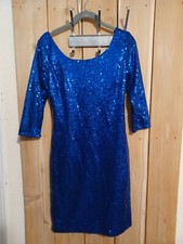 My Michelle Womens/Juniors Blue Sequined Dress Size 3 New