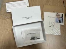 Bulletproof BTS suga suga Necklace Silver, photo card, Making Log