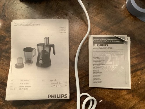 Brand New - Phillips Food Processor HR7761. 750w. Never used. - Picture 3 of 11