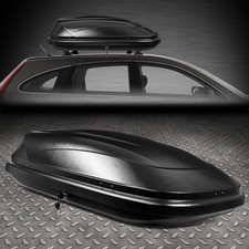 11 Cubic Feet Car Top Cargo Carrier Vehicle Roof Mount Luggage Storage Box Wkey