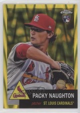 2022 Chrome Platinum Anniversary Yellow RayWave Refractor Packy Naughton 7m3