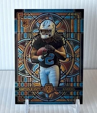 2025 Panini Mosaic Football Ashton Jeanty #14 Stained Glass Rookie Case Hit SSP