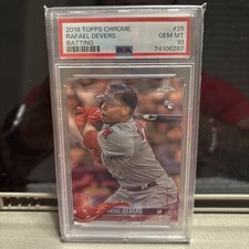 2018 Topps Chrome - Rafael Devers #25 Refractor (RC)
