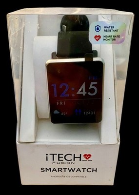 ITECH Fusion Rectangle Smart Watch Android & IOS Compatible