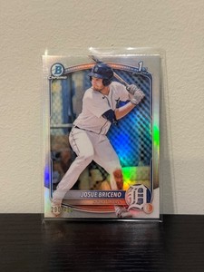 Josue Briceno 2025 Bowman Chrome 1st Refractor /499 #BCP-13 Tigers