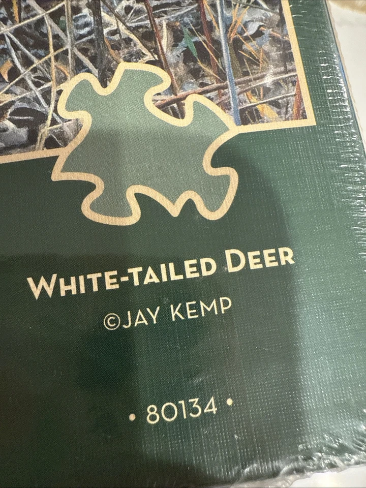 Cobble Hill белый хвост олень запечатанный новый 1000 шт. головоломка и плакат - Изображение 4 из 4