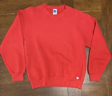Vintage Russell Athletic Made In USA Red Crewneck Sweater Mens Size M