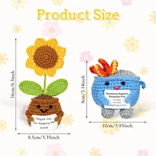 Dumpster Fire Ornament Grevosea Emotional Support Sunflower 2 Pcs Fun Desk Decor
