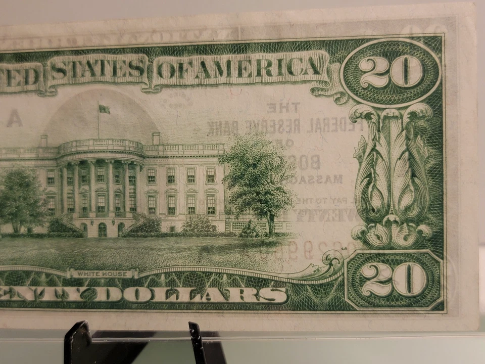 1929 $20 FRBN Fr,#1870-A~ BOSTON Ma. PCGS CERT. @ 64PPQ~ - Image 4 of 4