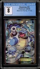 Pokemon Blastoise EX Red & Blue Coll. Black Star Full Art Promo XY122 CGC 8