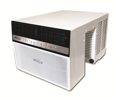 Soleus Air 10000 BTU Saddle Window Air Conditioner w/ Heating Wi-Fi