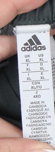 Adidas Men's Black XL Track Pants Gym Training - Picture 4 of 12