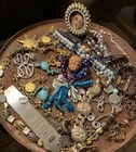 Nice Lot Unique Vintage Antique Costume Jewelry Crystal Stone Pearls Artisan Etc