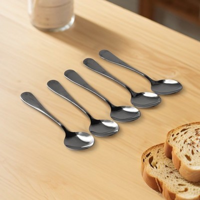 Löffel Kaffeepaket Restaurants Teelöffel Zuhause Edelstahl Teelöffel