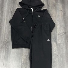 DM BEFORE BUYING ALO Black Tracksuit Set Hoodie ships same day