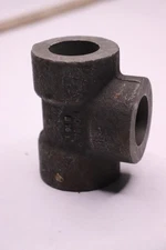 Smith Cooper Forged Socket Weld Tee Fitting #6000 Carbon Steel 3/4"
