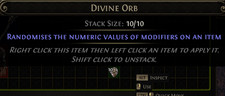 x400 Divine Orb Path of Exile 2 Standard League Non season