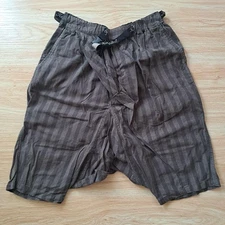 KAPITAL Sarouel Shorts Striped Brown Size 1