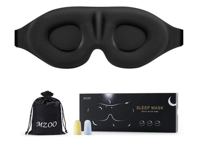 #ad #ad MZOO Luxury Sleep Eye Mask for Side Sleeper Men Women Zero Eye Pressure 3D Mask $9.99