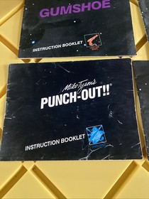 nes nintendo video game manuals lot Mike Tyson&rsquo;s Punch-out Gumshoe,+ Poster Rare