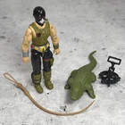 Vintage GI Joe Croc Master Action Figure Near Complete 1987 Hasbro ARAH