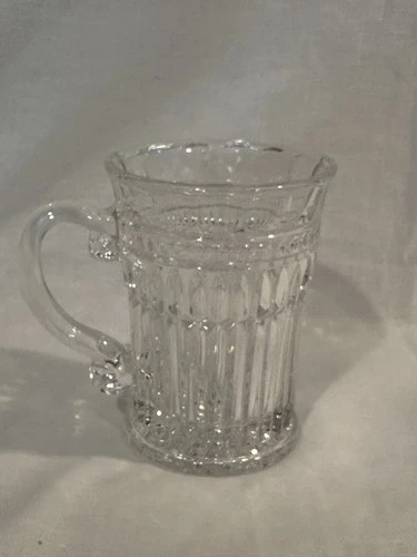 Mikasa Titan Glass 4 5/8" tall Mug Excellent condition Crystal
