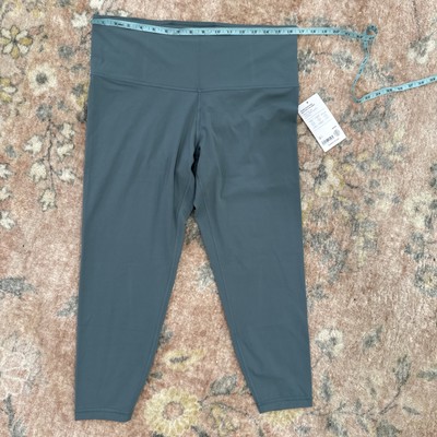 ATHLETA ELATION ULTRA HIGH RISE 7/8 LEGGING NWT Grey Green Teal 1x NWT #599750
