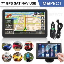 2026 MOPECT Car Truck Sat Nav 7 Inch with Western EU & U.K. lifetime Free Maps