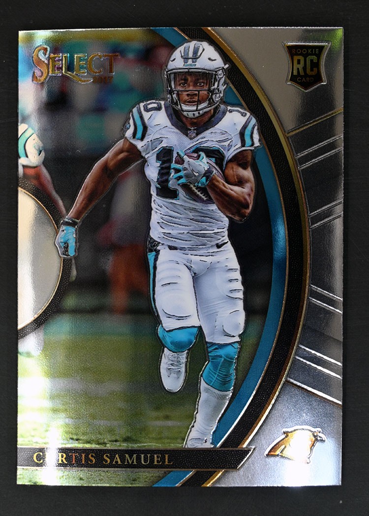 2017 Panini Select #27 Curtis Samuel Silver Prizm Rookie Carolina Panthers