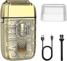 HIENA PRO Professional Foil Shaver for Men, Reciprocating Electric Beard Gm 