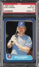 1986 Fleer Baseball Bob Horner #517 PSA 10