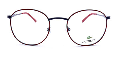 Lacoste L3108 615 Blue Red Round Eyeglasses Frame 45-18-130 3107 Small Petite 
