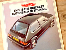 FIAT STRADA ABARTH 130 -FRAMEABLE COLLECTIBLE ORIGINAL CLASSIC CAR ADVERT