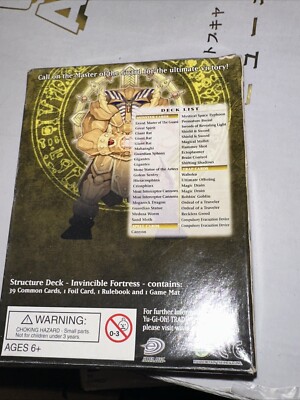 yugioh invincible fortress deck Konami Yu Gi Oh Structure Deck Marik Ishtar Ver Unopened Box Set – Lavits  Figure