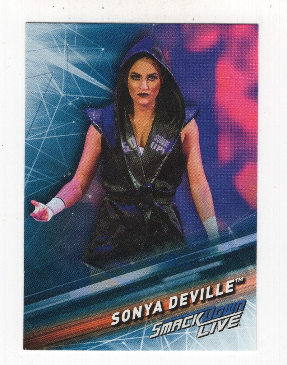 2019 TOPPS WWE SMACKDOWN LIVE WRESTLING SONYA DEVILLE #51