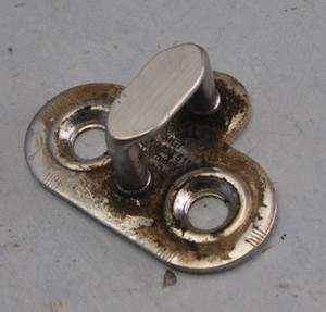 VW Lupo 6E 6X Fanghaken Schliess Keil Verriegelung Heckklappe  #8959-B4