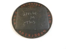 CRESS TEACHER SCHOOL EDUCATION METAL SLATE & CHALK BOARD WRITES ON BOTH SIDES