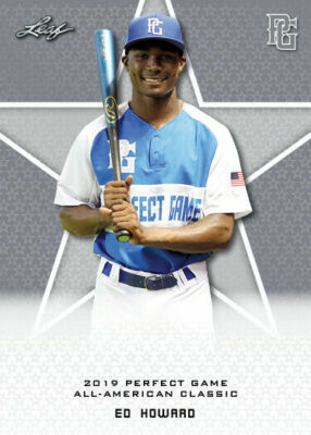 ED HOWARD 2019 LEAF PERFECT GAME 