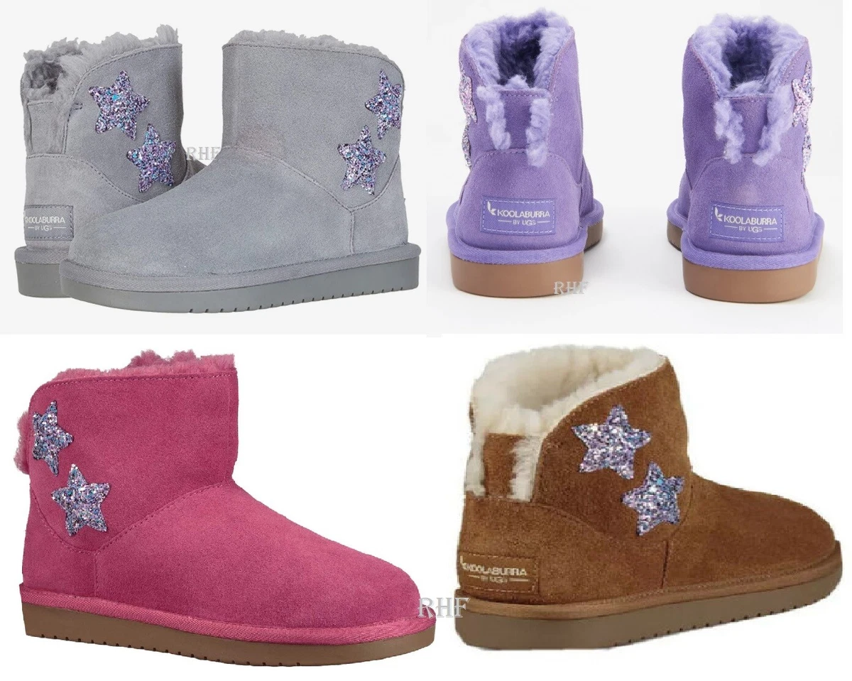 Koolaburra by UGG Koola Star Mini Girls Youth Winter Boots 4Y 5Y NWT