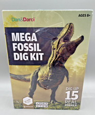 Dan Darci Dinosaur Mega Fossil 15 Dig Kit STEM Paleontology New in Sealed Box