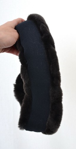 Z250 GESCHORENES NERZ STIRNBAND PELZSTIRNBAND PELZ KOPFBAND - MINK FUR HEADBAND - Picture 11 of 12