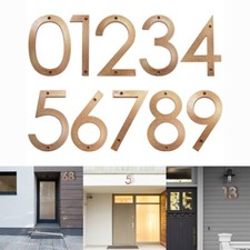 8inch Modern Floating House Numbers Large Black Shadow Home for ADDRESS Garage